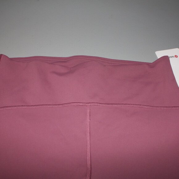 Plum Lululemon Wunder Under Crop Size 12 23" New - Picture 2 of 5